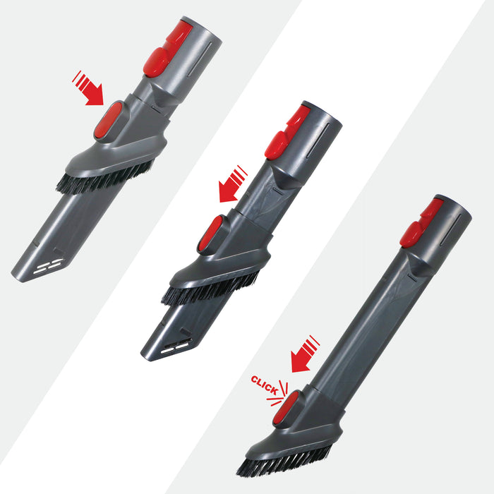 Crevice Tool Brush For DYSON V11 V12 V15 SV14 SV15 SV16 SV17 Replacement Short