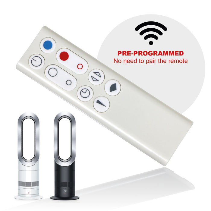 Remote Control for Dyson AM09 Pure Hot + Cool Fan Heater 966538-01 + Battery