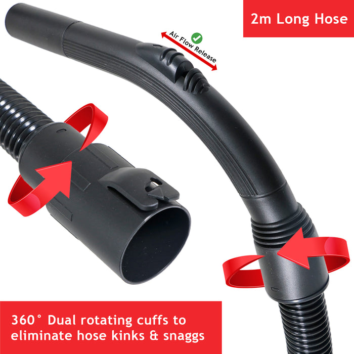 Spare Parts for Vacmaster Multi 20 Power 30 PTO Wet & Dry Vacuum Cleaner 2m Hose