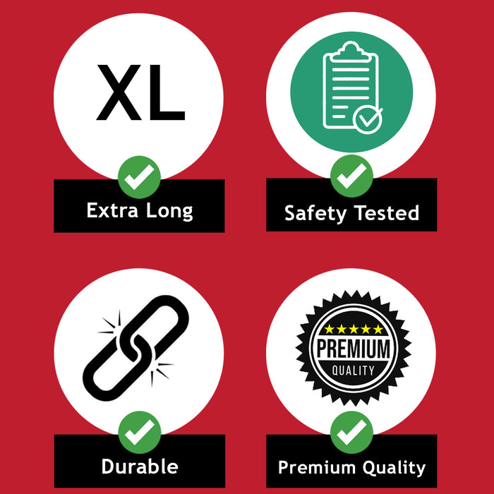 Cable for Black & Decker Lawnmower BEMW451 BEMW481ES Plug Mower Power Lead (20m)