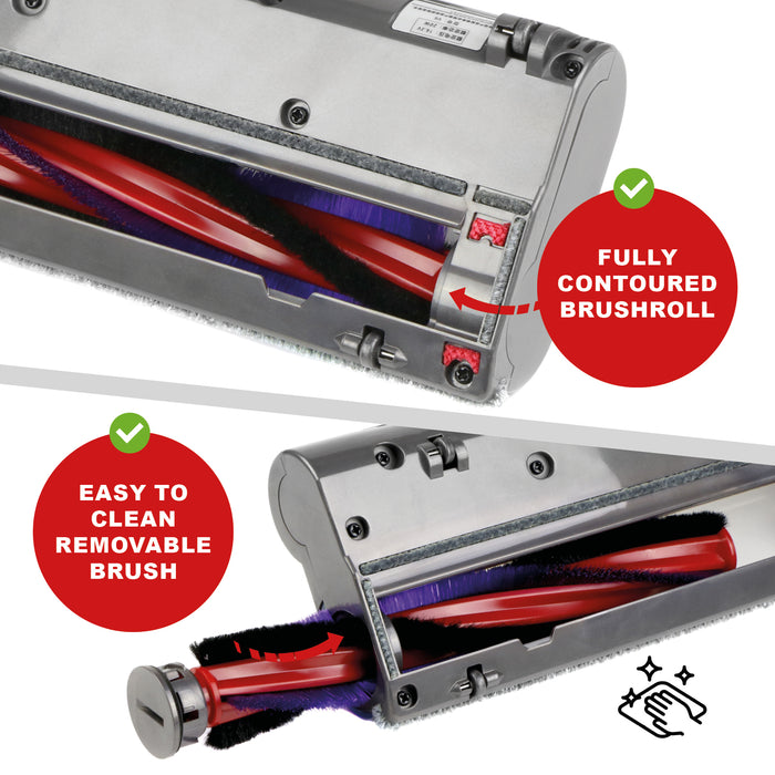 Brush Head for Dyson V6 DC58 DC59 SV03 SV06 Animal Motorhead Bar 949852-05