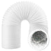 Universal Insulated Vent Hose Flexible PVC Aluminium Foil Lined Duct Outlet Pipe (6" x 2.5m)