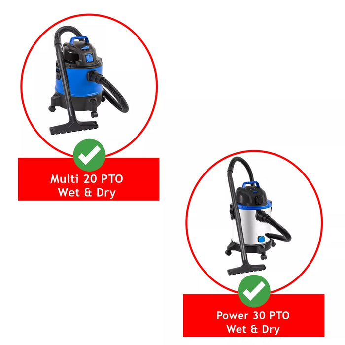 Power Cable for Vacmaster Multi 20 Power 30 PTO Wet & Dry Vacuum 10m 3 Core 13A 1.5mm UK Plug