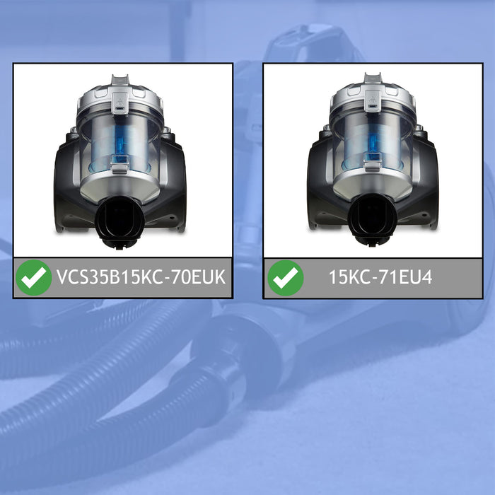 Foam HEPA Filters Kit For Bush VCS35B15K0D-70 Cylinder Vacuum