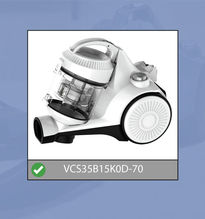 Foam HEPA Filters Kit For Bush VCS35B15K0D-70 Cylinder Vacuum - View #4