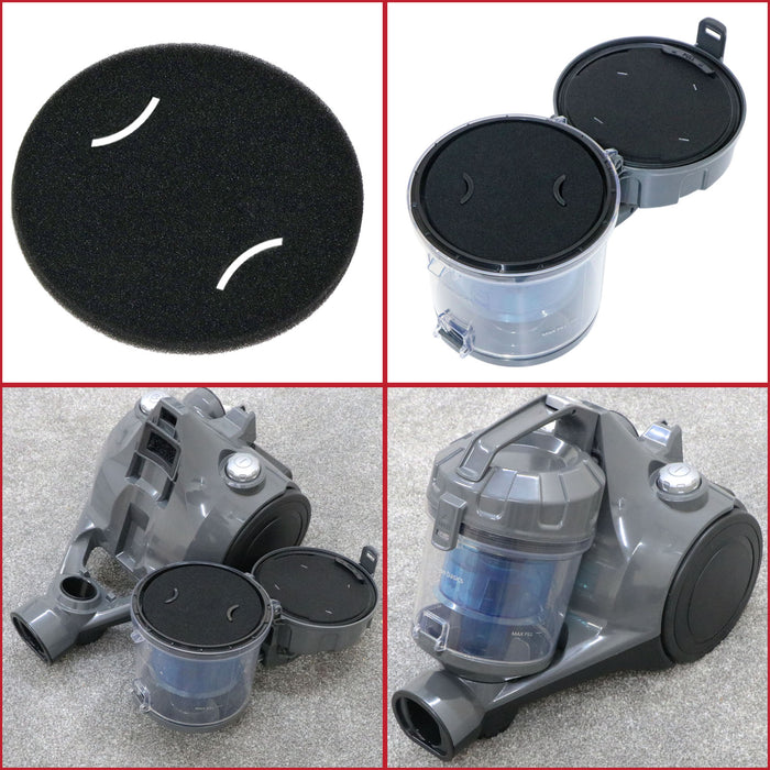 Foam Filter for AmazonBasics Vacuum Cleaner VCS35B15KC-70EUK ‎15KC-71EU4 x 2