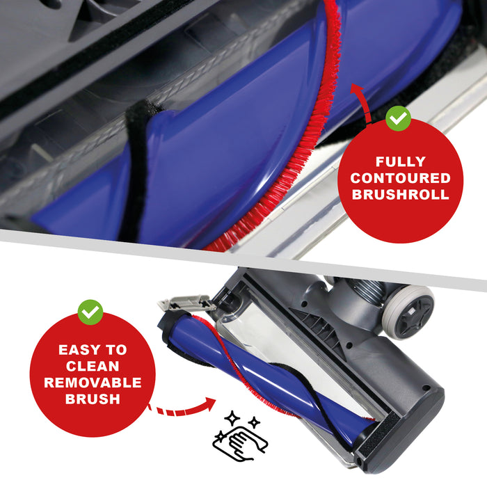 Brush Head for Dyson V6 DC59 Animal Motorhead Motorised Vacuum Turbine Tool