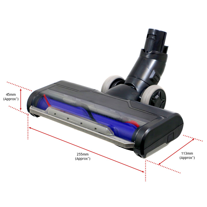 Brush Head for Dyson V6 DC59 Animal Motorhead Motorised Vacuum Turbine Tool