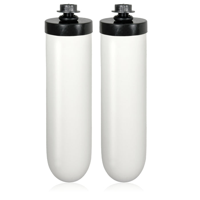 Ceramic Gravity Water Filter Candle 7in fits British Berkefeld BERKEY (2 Pack)