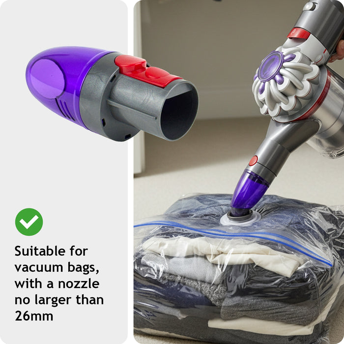 Vacuum Adapter Suction Storage Clothes Bags 26mm for DYSON V7 V8 V10 V11 V12 V15
