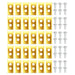 Blades for Worx Landroid Robot Lawnmower Titanium Coated WA0176 (Pack of 30 + Screws)