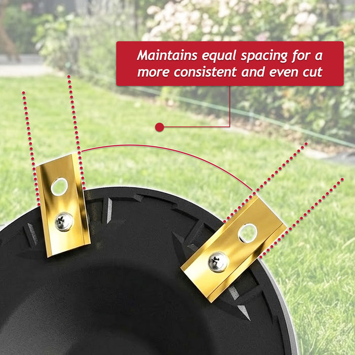 Blades for Worx Landroid Robot Lawnmower Titanium Coated WA0176 (Pack of 30 + Screws + Case)