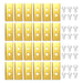 Blades for Mammotion Luba AWD Yuka Mini Robot Lawnmower Titanium Coated MTL23BLD0001 (Pack of 24 + Screws + Case)