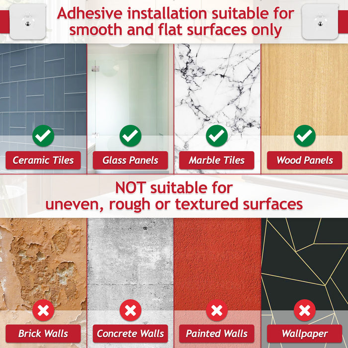 Luxury Shower Corner Shelf Storage Rack Bathroom Kitchen Bedroom Caddy Organiser (Matt Black)