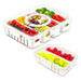 Food Storage Containers with Securing Clips Lid and Removable Divider Compartments (Small + Large)