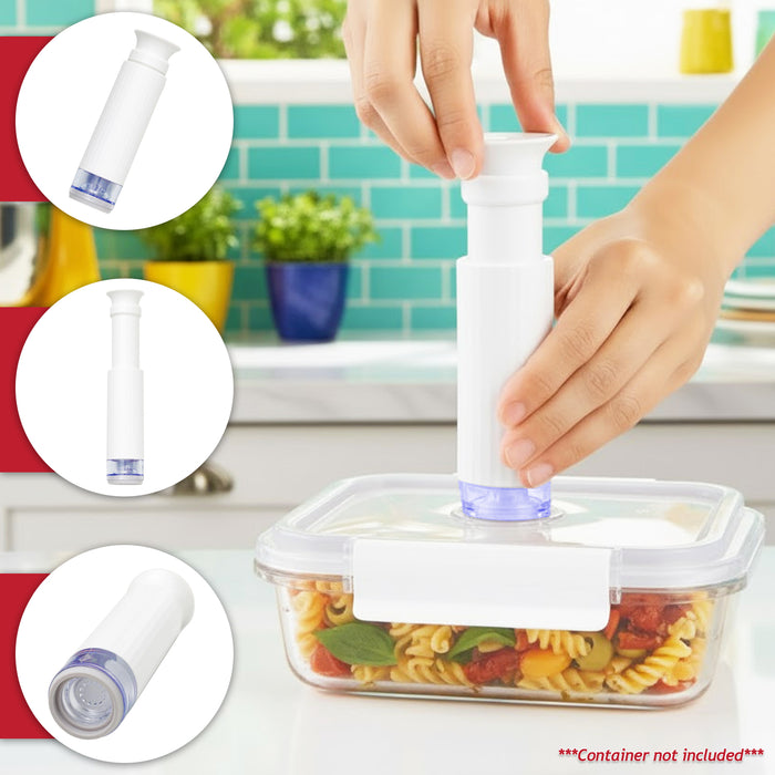 Vacuum Sealing Pump for Food Container Manual Hand Storage Containers Air Sealer Unit