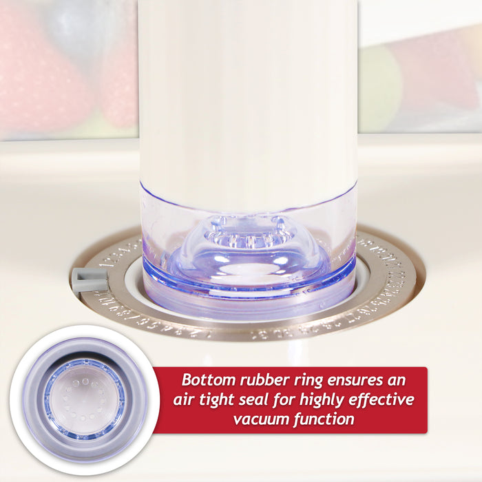 Vacuum Sealing Pump for Food Container Manual Hand Storage Containers Air Sealer Unit