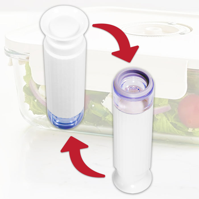 Vacuum Sealing Pump for Food Container Manual Hand Storage Containers Air Sealer Unit