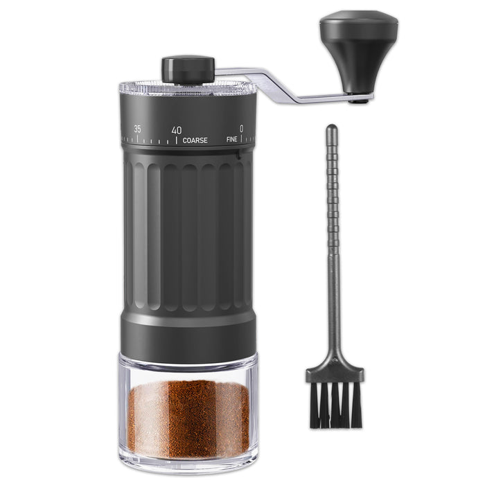 Manual Coffee Grinder Adjustable Ceramic Burr Kit for Aeropress, Espresso, Pour Over, French Press, Moka (30g Capacity)