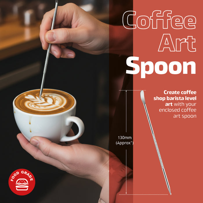 Milk Jug Stainless Steel 350ml 600ml Frothing Pitcher Small Large Crema Frother