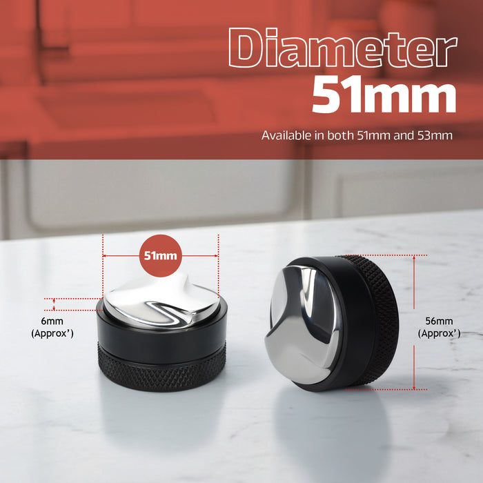 Coffee Distributor 51mm Espresso Coffee Adjustable 6-10mm Leveler Distribution