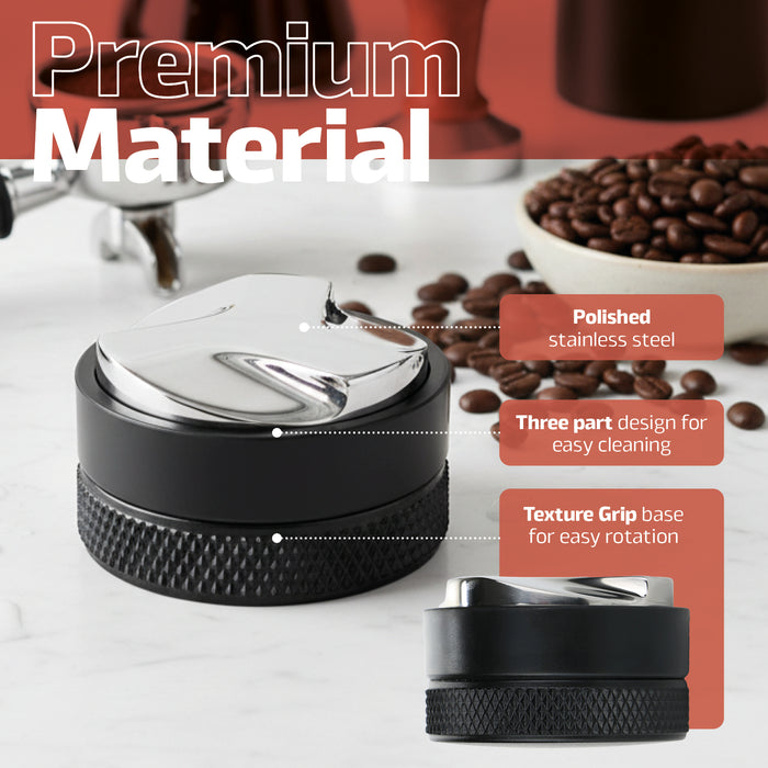 Coffee Distributor 51mm Espresso Coffee Adjustable 6-10mm Leveler Distribution