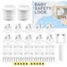 Magnetic Child Safety Lock Kit Cupboard Drawer Cabinet Furniture Safe Baby Proofing Set (10 x Locks + 2 x Keys)