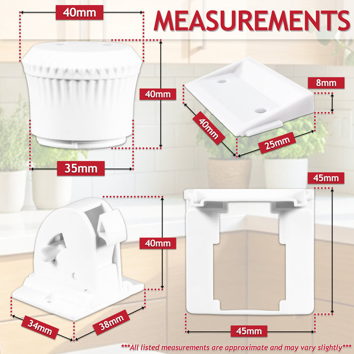 Magnetic Child Safety Lock Kit Cupboard Drawer Cabinet Furniture Safe Baby Proofing Set (10 x Locks + 2 x Keys)