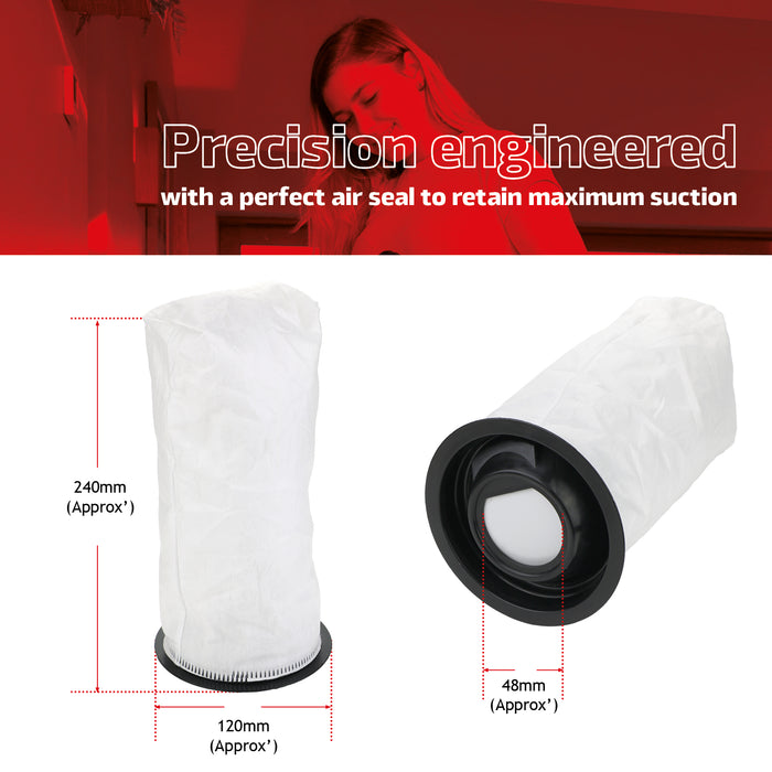 Quick Pods Bag for NUMATIC Henry Quick Pet Pro Hetty NQ100 Stick Hen100 x 2