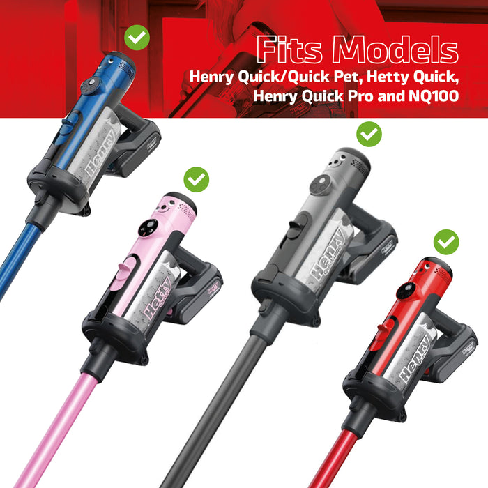 Quick Pods Bag for NUMATIC Henry Quick Pet Pro Hetty NQ100 Stick Hen100 x 2