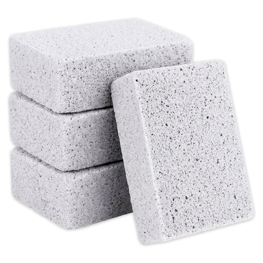 BBQ Grill Cleaning Brick Kitchen Oven Cookware Barbecue Bathroom Home Cleaner Pumice Stone Scrubbing Blocks (Pack of 4)