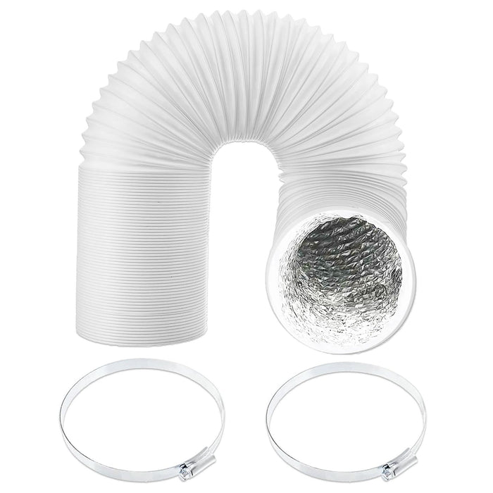 Cooker Hood Vent Hose 6" 6m Universal Aluminium Foil Insulated Extractor Pipe + Clips