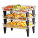 3 Tier Rack Basket Kit for Ninja AF300UK AF400UK AF451UK AF500UK Air Fryer (3 Racks + 12 Silicone Feet)