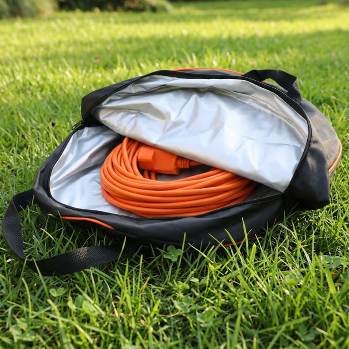 Cable Storage Bag Lawnmower Garden Hose Strimmer Trimmer Outdoor Lead Organizer