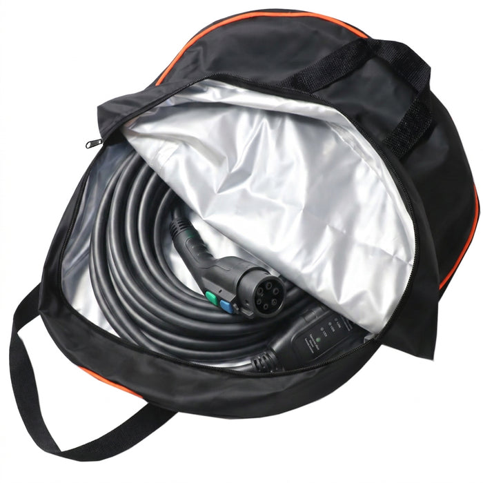 EV Charging Cable Storage Bag Carry Charger Electric Car Cord Large Capacity