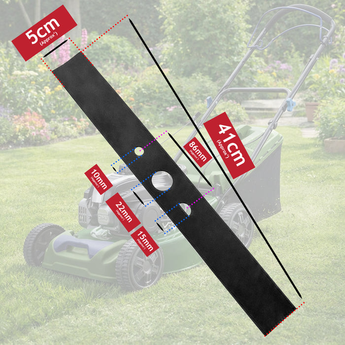 Lawnmower Blade for Powerbase 41cm XSS41D (577148) XSZ41G 933206 16"