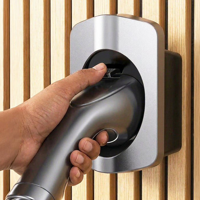 Type 2 EV Charger Holder Wall Mounted Electric Vehicle Car Cable Tidy Dock with Fixings (IEC 62196-2)