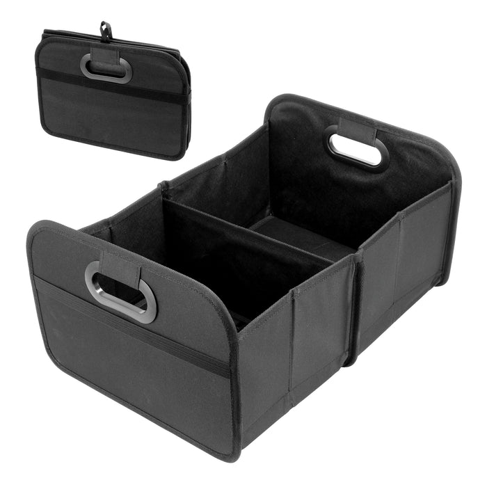 Car Boot Organiser with Mesh Pocket Washable Collapsible Non-slip Storage