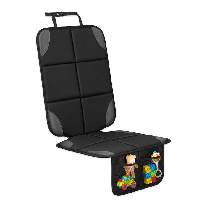 Universal Car Seat Cover Protector with Storage Pockets for Child Seats Dogs Kids Pets