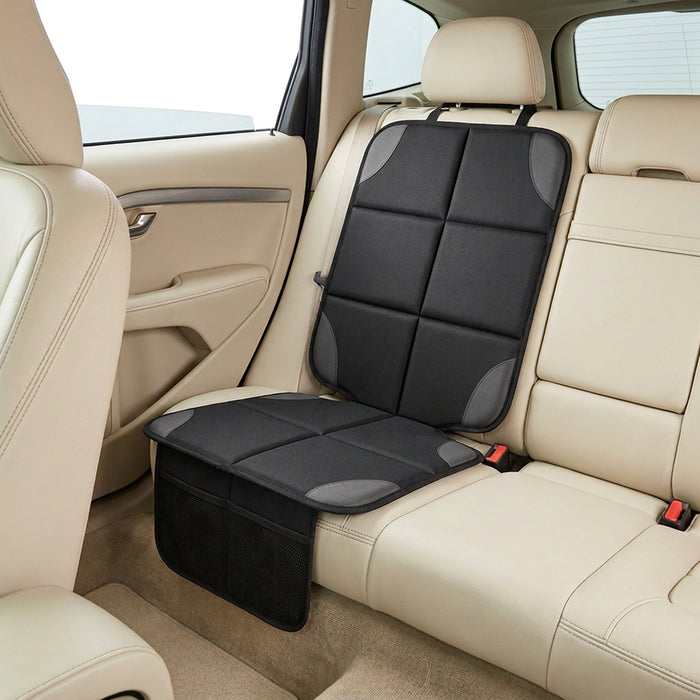Universal Car Seat Cover Protector with Storage Pockets for Child Seats Dogs Kids Pets