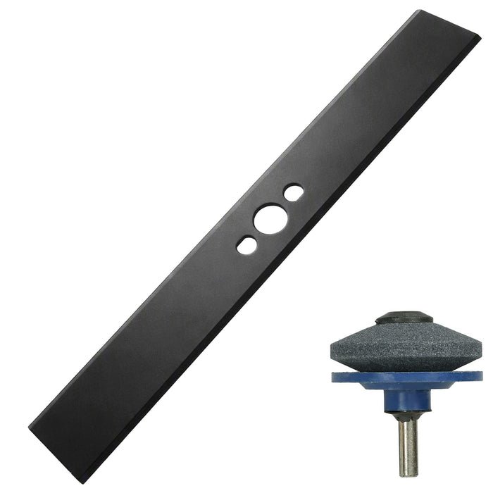 Blade for Flymo Lawnmower 30cm FLY004 Easi Glide 300 Hover Micro Compact Hover Vac 280 + Sharpener
