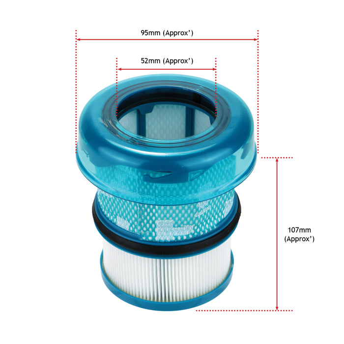 HEPA Filter for Dyson V16 Piston Animal & Submarine DS60 SV53 (2 Pack)