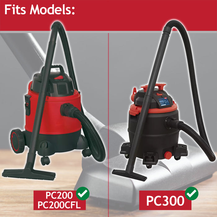 Wet & Dry Cartridge Filter Kit for Sealey PC200 PC200CFL PC300 Vacuum Cleaner