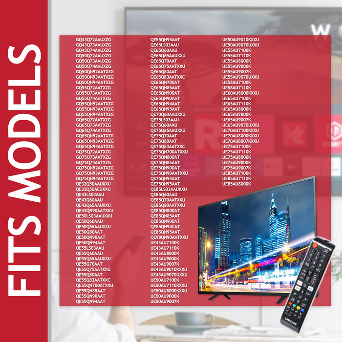 Samsung Smart TV Remote Control BN59-01315M GQ QE UE Series 1080p 4K QLED UHD Television Controller