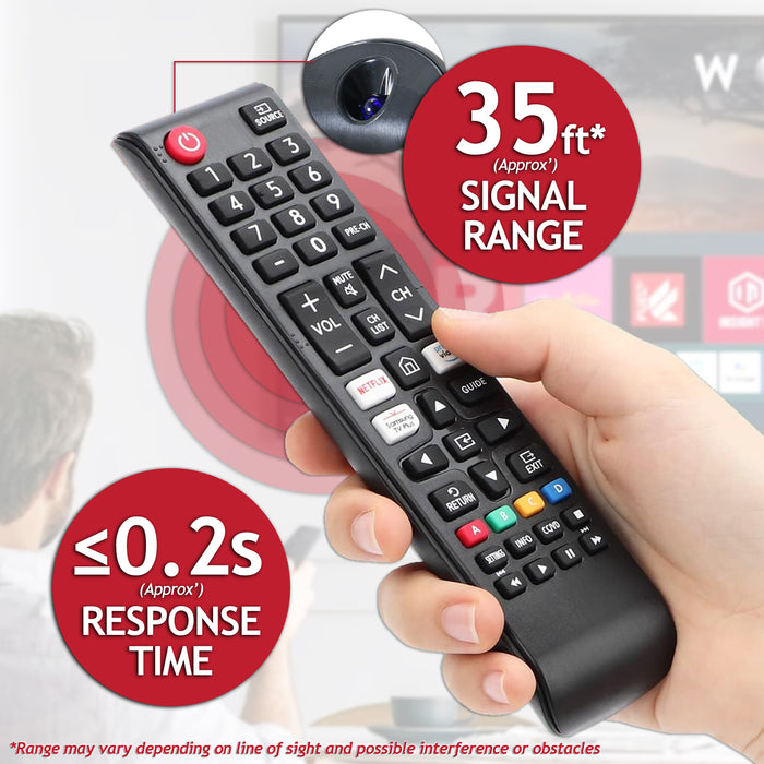 Samsung Smart TV Remote Control BN59-01315M Universal 1080p 4K Neo QLED Crystal UHD Frame Television Controller