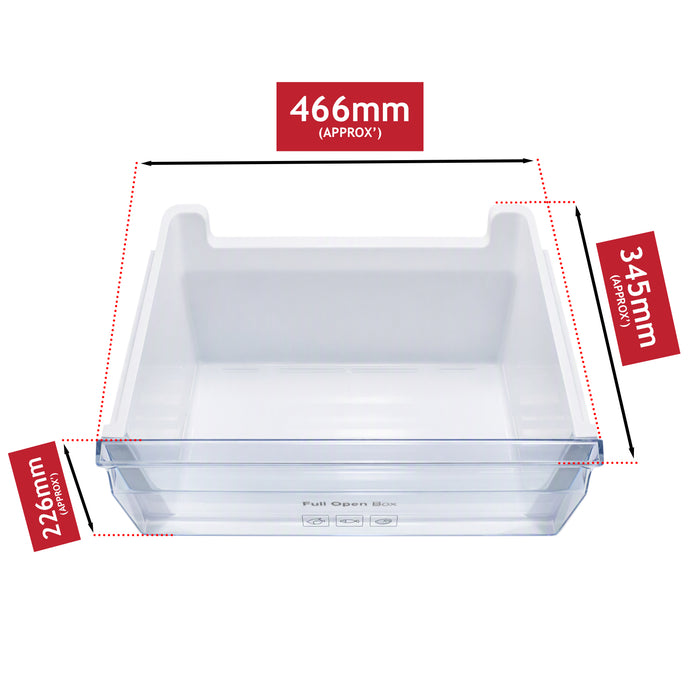 Samsung Freezer Lower Drawer Basket Container DA9713475A RB29 RB30 RB31 RB32 RB33 RB34 RB37