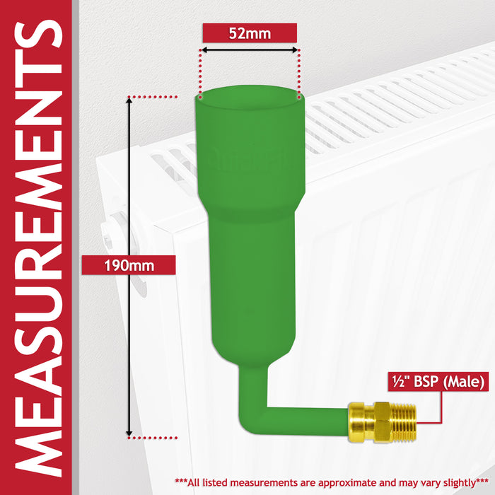 Central Heating Sludge Remover Concentrate Liquid (500ml Bottle) + Radiator Dosing Funnel Tool + Draining Tub