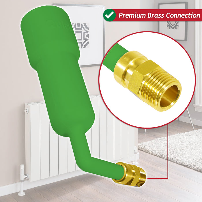 Central Heating Leak Sealer Concentrate Boiler Pipe Seal Liquid (500ml Bottle) + Radiator Dosing Funnel Tool