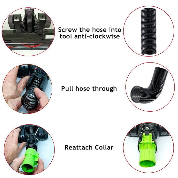 Hose for Shark NV800 NV800UK NV800UKT DuoClean Vacuum Head Lower Duct Repair Lift-Away