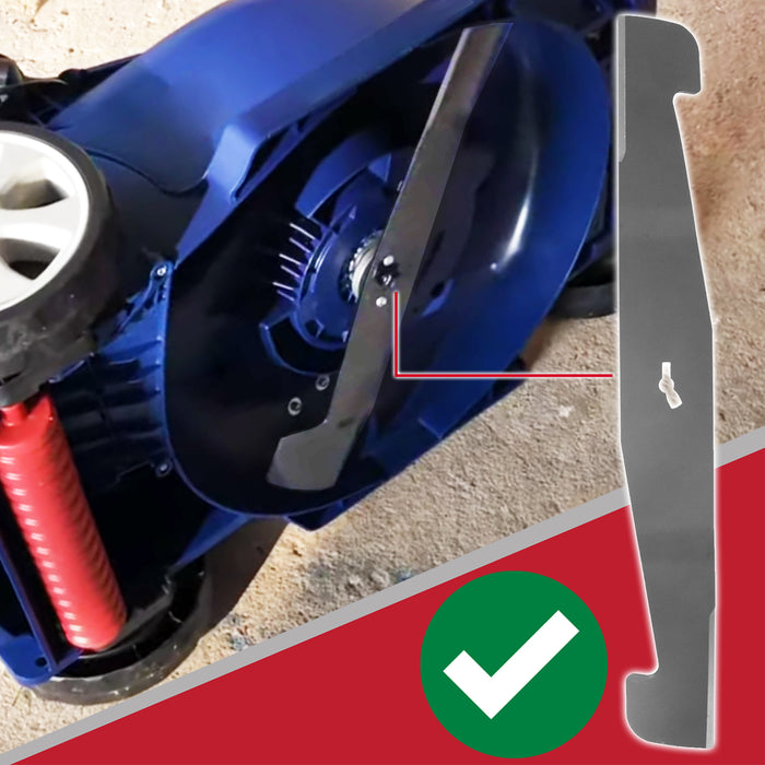 Metal Blade for Spear & Jackson S1740ER S4040X2CR Lawnmower (40cm, Pack of 2)